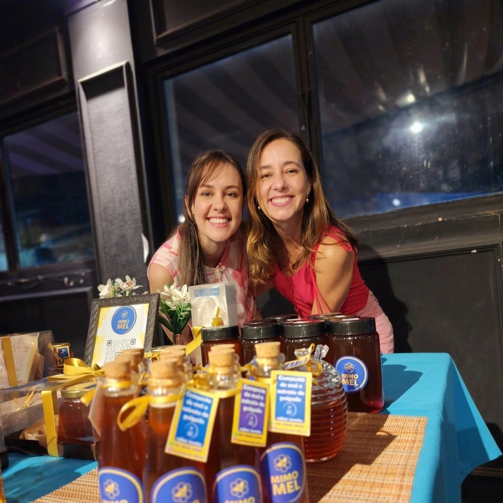 Micheli e Monica Amorim — Fundadoras da Mimo Mel